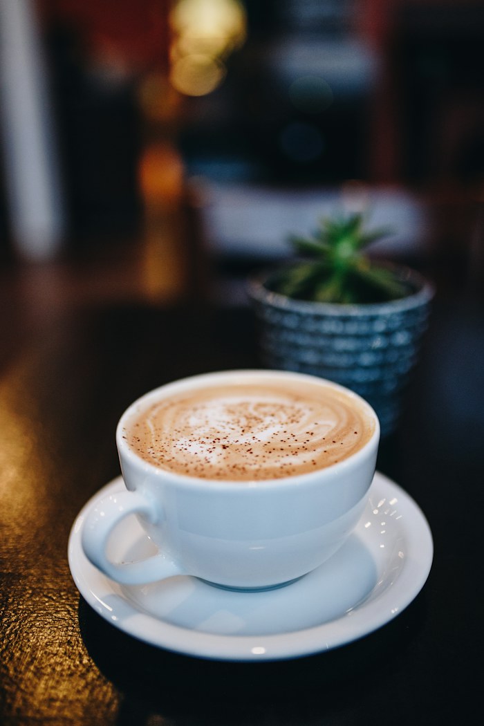Ceramic coffee cup